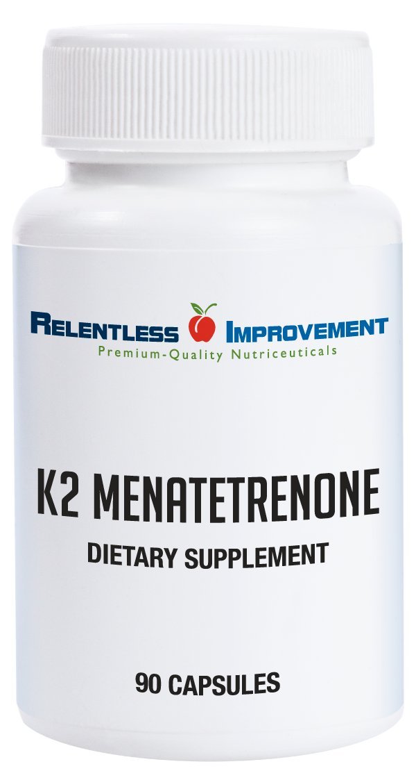 Relentless Improvement frente del envase mostrando marca y dosis alta