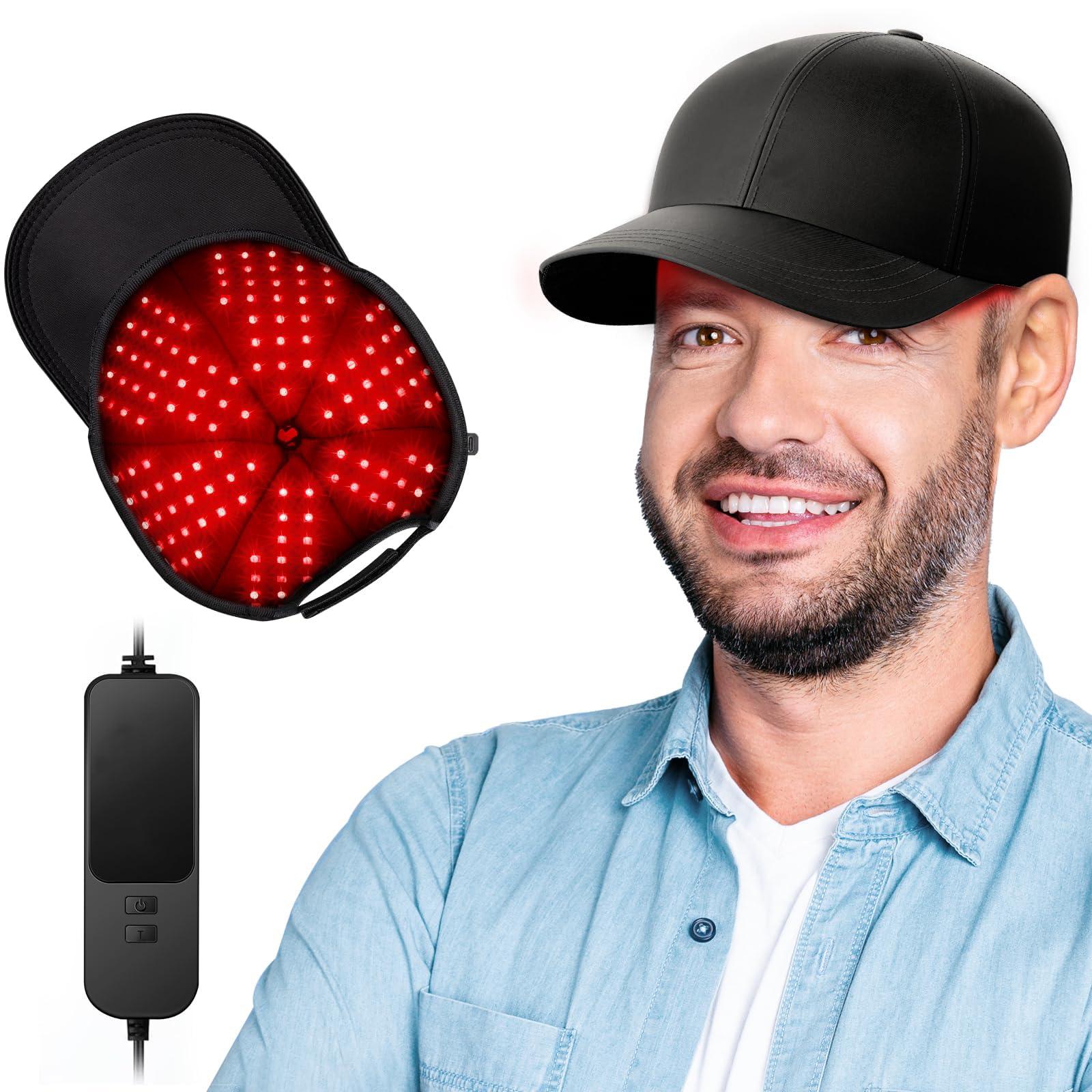 RELEXNOW gorra frontal mostrando diseño y ajuste cómodo para uso doméstico
