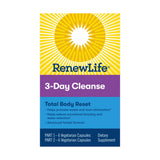 Renew Life cápsulas en mano mostrando tamaño y facilidad de ingestión