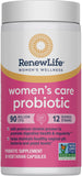 Renew Life etiqueta de ingredientes que destaca cepas y certificaciones