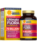 Renew Life frente del envase para mujeres 50+ mostrando dosis y beneficios