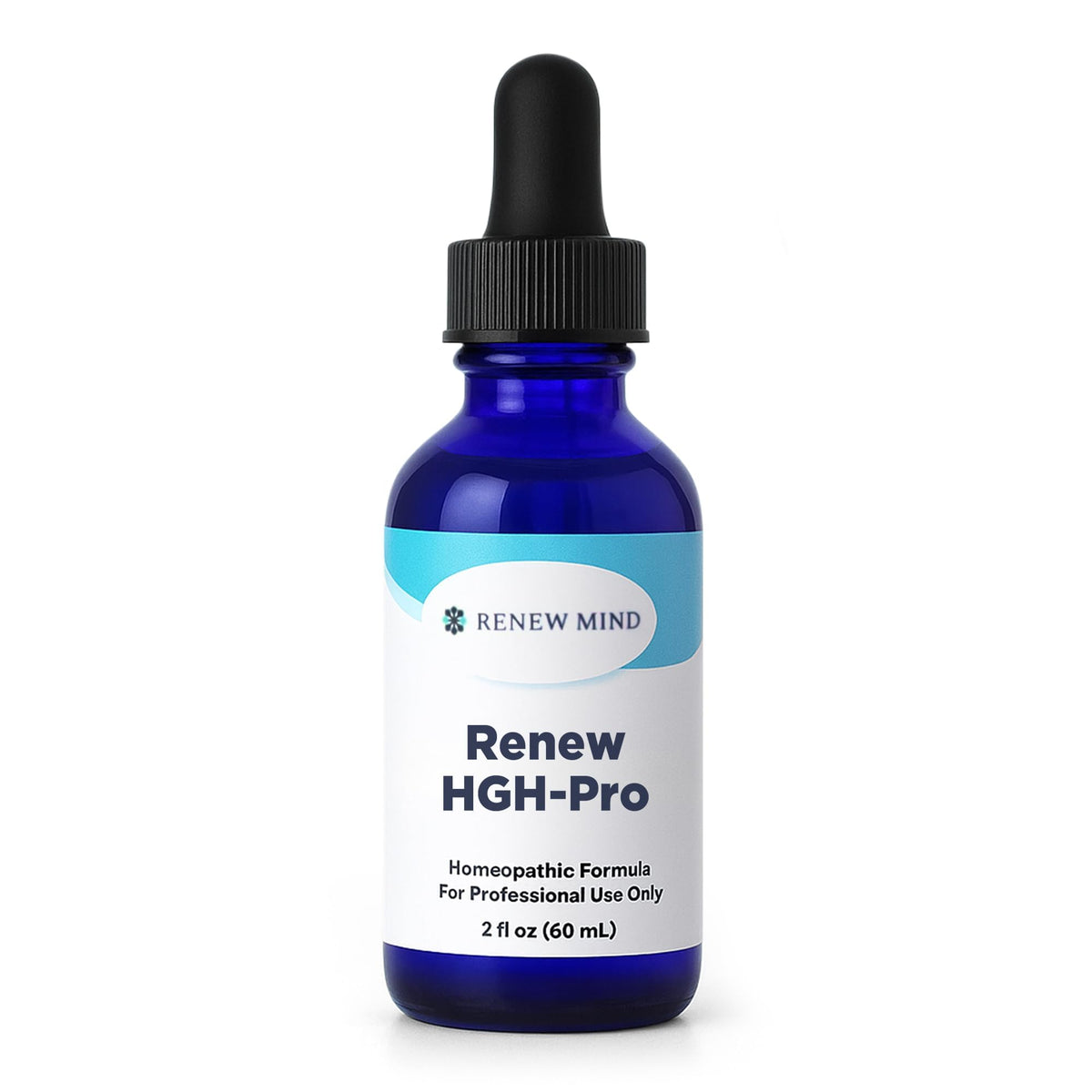 RENEW MIND frasco Renew HGH Pro vista frontal, presentacion clara