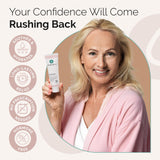 Renew-V etiqueta con ingredientes, destaca fórmula 99.8% natural