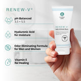 Renew-V textura del gel transparente que hidrata sin residuo