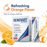 RENOVART PLATINUM polvo naranja textura fina, disolución rápida garantizada