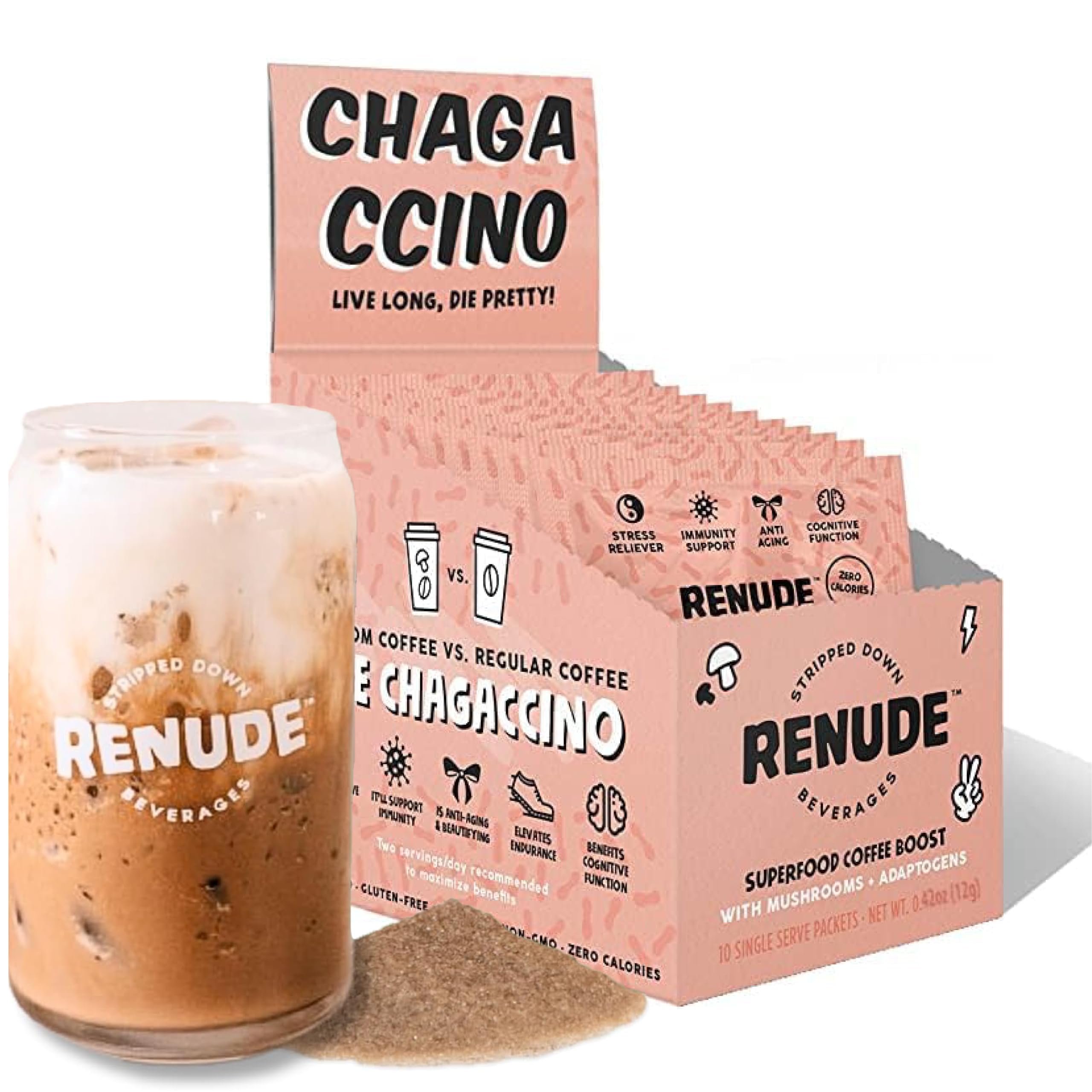 Renude frente del empaque mostrando diseño y facilidad de uso