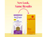 Rephresh en baño luminoso estilo lifestyle sugiriendo higiene y practicidad