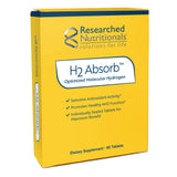 Researched Nutritionals empaque frontal mostrando 60 tabletas y beneficios prácticos