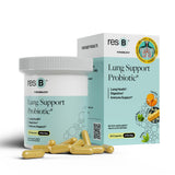 ResBiotic envase frontal mostrando marca y soporte pulmonar para confianza