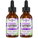 Resciency envase frontal de Saffron Drops mostrando etiqueta clara