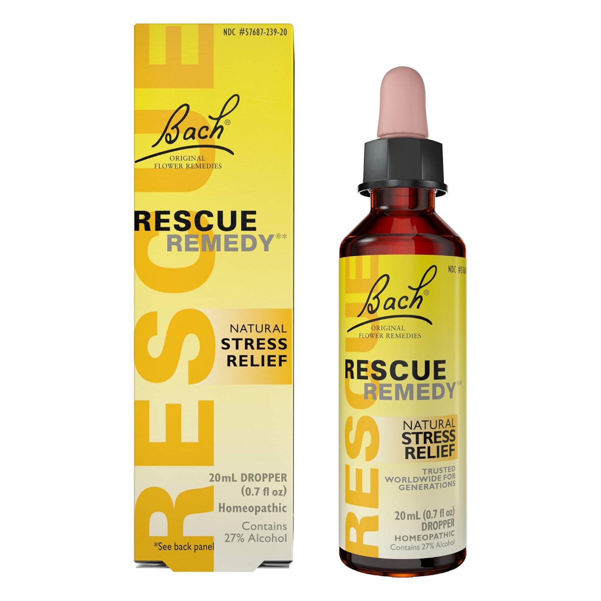 RESCUE frasco en ambiente relajado ilustrando uso lifestyle