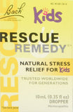 RESCUE Bach Kids frente del pack de dos botellas 10 ml, presentación segura
