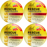 RESCUE Bach Rescue Pastilles vista frontal del envase con sabor arándano mostrando marca y conteo
