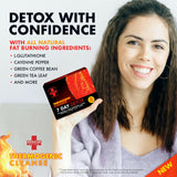 Rescue Detox primer plano de cápsulas mostrando textura y dosificación clara