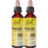 RESCUE frasco de 20 mL vista frontal con gotero, portátil y fácil de dosificar