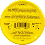 RESCUE etiqueta e ingredientes detallados para transparencia y confianza