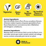 RESCUE pastilles pastilla en mano lista para usar, beneficio de alivio puntual