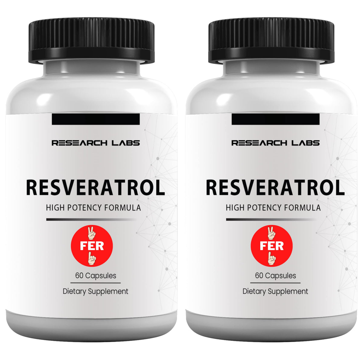 Research Labs frasco frontal que muestra presentación y beneficio antioxidante