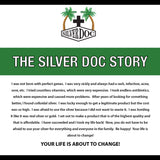 Research Labs Silver Doc uso simulado con mascotas mostrando compatibilidad responsable
