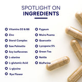 Research Verified ingredientes naturales saw palmetto y ortiga destacando origen botánico