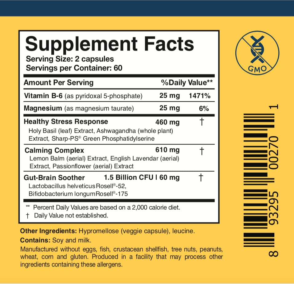 Researched Nutritionals ingredientes botánicos como lavanda y ashwagandha