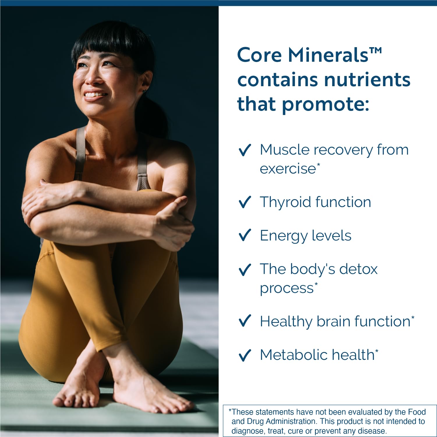 Researched Nutritionals etiqueta con lista de ingredientes para transparencia