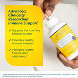 Researched Nutritionals etiqueta en detalle con lista de ingredientes y ventajas informativas para el consumidor