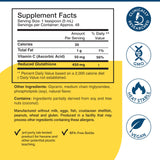 Researched Nutritionals etiqueta legible con ingredientes y certificaciones