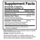 Researched Nutritionals etiqueta nutricional enfocada para ver la fórmula