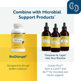 Researched Nutritionals Microbinate ambientes con oliva, orégano y cúrcuma como ingredientes