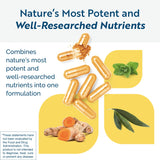 Researched Nutritionals Microbinate primer plano de polvo que destaca pureza y textura