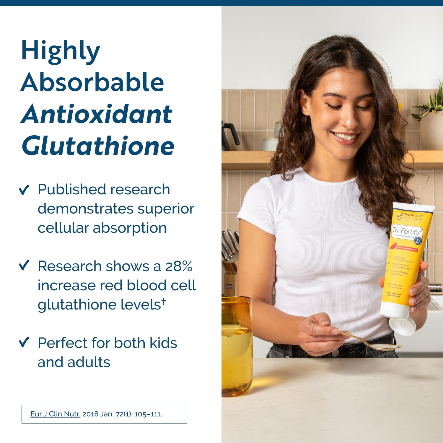Researched Nutritionals paquete de 20 sobres listos para uso diario