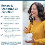 Cápsulas de RenewGut en primer plano por Researched Nutritionals con textura clara y dosificación