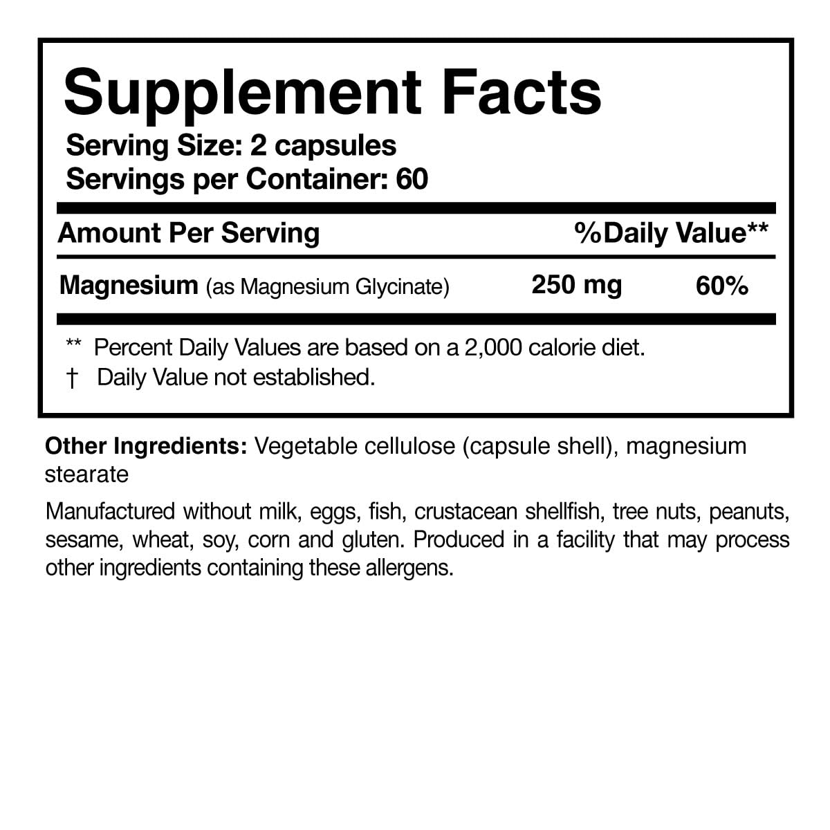 Researched Nutritionals comparación de tamaño de cápsula para referencia visual