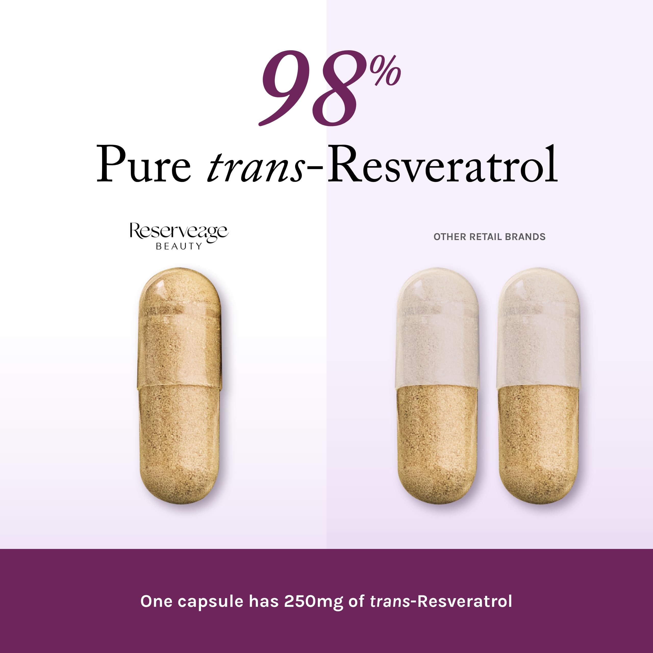 Etiqueta Reserveage con lista de ingredientes y beneficios visibles