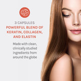 Reserveage Beauty envase en mano para comparar tamaño y porciones