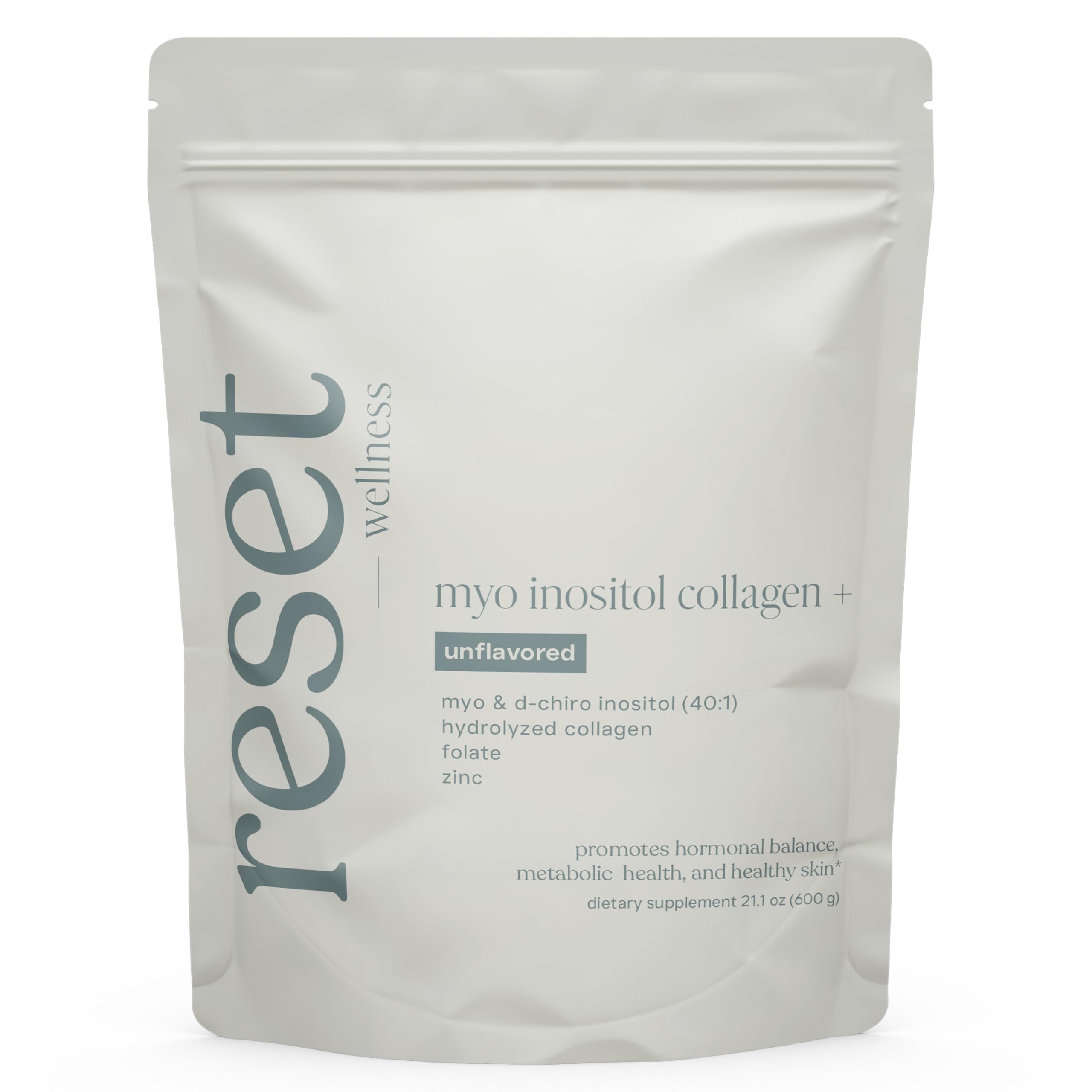 reset wellness frasco frontal mostrando el envase y marca, confianza y calidad