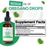 Resilia Oil Of Oregano gotero en primer plano para dosificación precisa