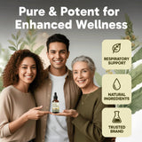 Respiclear Nature etiqueta con ingredientes y calidad, beneficio de transparencia