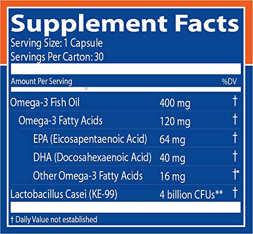 Imagen del contenido mostrando aceite omega‑3 y probiótico para mejor crecimiento