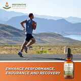 Restorative Botanicals frutas mandarina-naranja que indican sabor natural