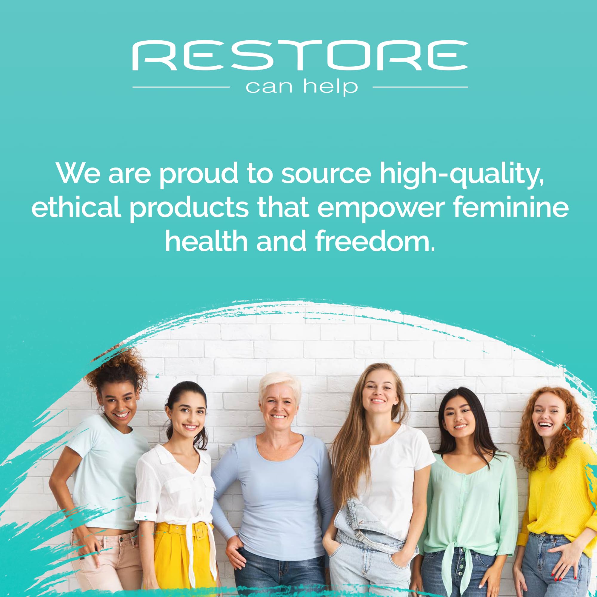 Restore Can Help etiqueta 'Made in USA' en el empaque para confianza de calidad
