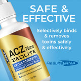 Results RNA primer plano de etiqueta con ingredientes y beneficios visibles