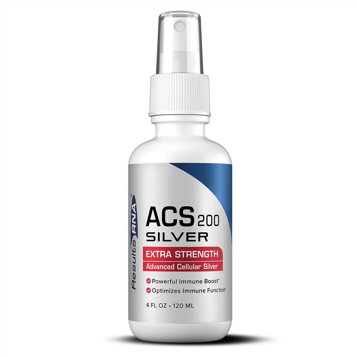 Results RNA botella frontal 4 oz elegante y compacta, fácil almacenamiento