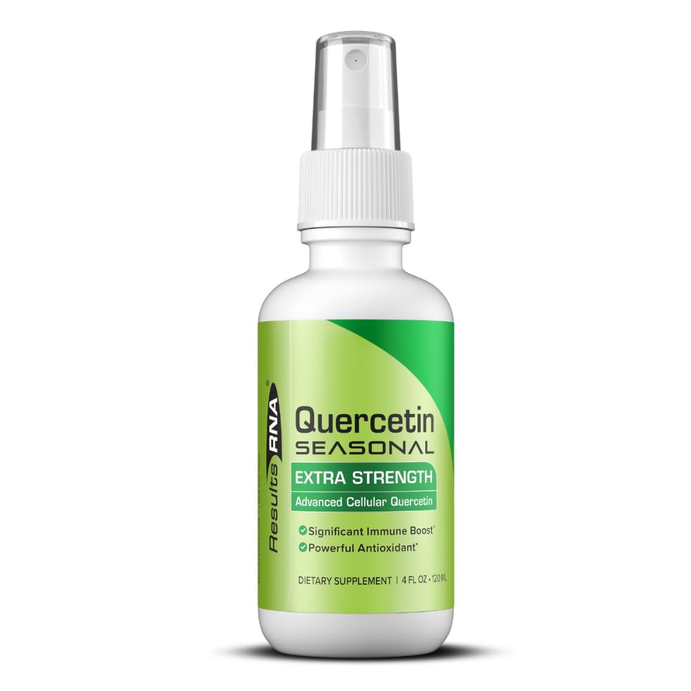 Results RNA presentación frontal del spray mostrando el frasco y etiqueta, apoyo práctico