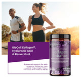 ResVitale etiqueta de ingredientes destacando colágeno y resveratrol