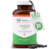 Return Healthy Binder Blend vista frontal del envase que muestra presentación y beneficio de limpieza