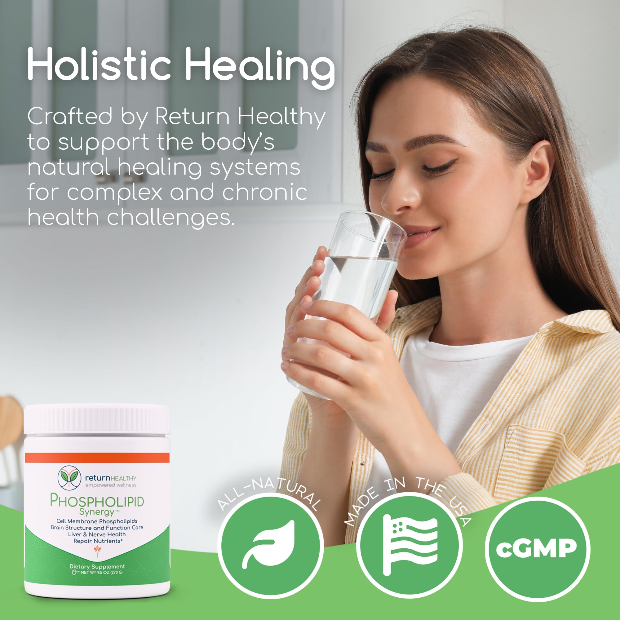 Return Healthy incorporado en un batido vegetal, aporta versatilidad para recetas saludables
