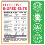 ReviNutra etiqueta de ingredientes que destaca magnesio glicinato y vitaminas
