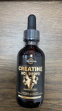 ReviNutra gota de creatina HCL destacando textura y disolución rápida